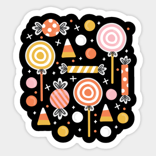 Cute Halloween Candy Sticker